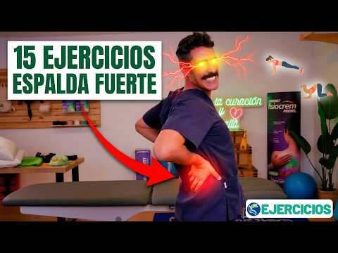 Mi top 15 ejercicios para una ESPALDA SANA 🔴