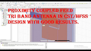 proximity coupled feed in hfss Microstrip slot Antenna feeding techniques in cst