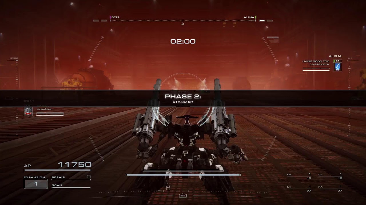 飲酒　ネスト目標最高ランク？　アーマード·コア6（AC6）