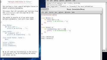 Python 31 Multiple Inheritance