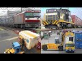 2020,8,1 仙台貨物ターミナル 貨物列車いろいろいっぱい25本 とどけげんき‼ 金太郎のモーター音と優しい汽笛‼ 豪快ジョイント音を響かせ力走する貨物列車たち