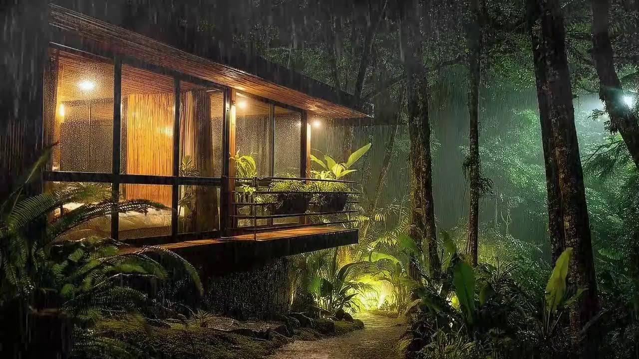 Best Night Rainstorm for Deep Sleep - Fall Asleep in 5 Minutes | Anxiety & Stress Relief