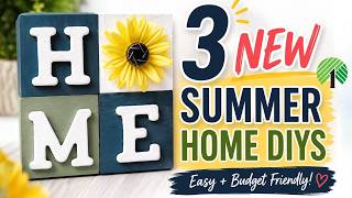 3 New Dollar Tree Budget SUMMER HOME DECOR DIYs | Easy Coastal Wreath