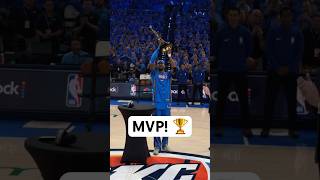 SGA is presented the Michael Jordan trophy as 2025-26 Kia NBA MVP!