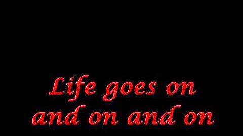Thumbnail of Leann Rimes - Life goes on (lyrics) MV version