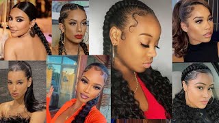 sleek ponytail hairstyles for black women 2022 | cute ponytail hairstyles for black women | sleek screenshot 3
