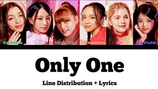 VCHA - "Only One" Line Distribution + Lyrics
