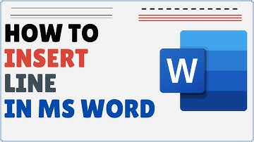 How to Add Line in Word | Insert a Line in Word for Resume