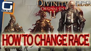DIVINITY ORIGINAL SIN  2 - How to change Race (How to use faces from Faceripper)