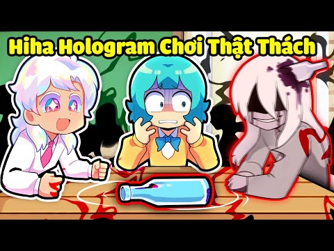 YUMMIE INVITES HIHA HOLOGRAM TO PLAY A CHALLENGING GAME IN MINECRAFT*YUMMIE HIHA HOLOGRAM PLAYS H...