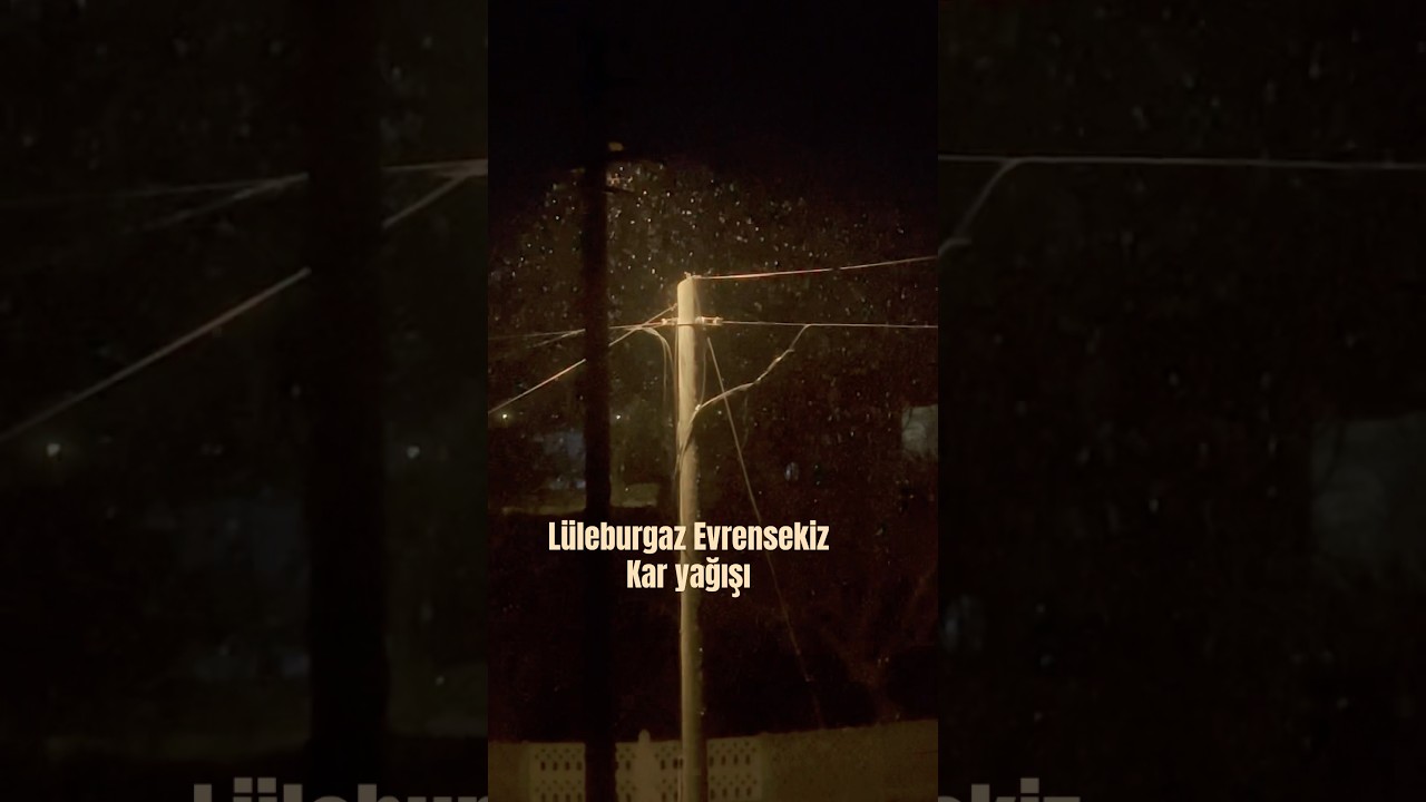 Muazzam bir kar yağışı