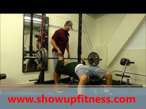Show Up Fitness: Band Assisted Bench Press