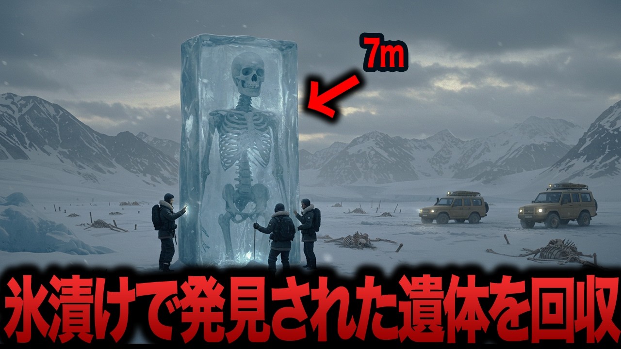 【ゆっくり解説】南極地下で発見された大型の遺体...氷の下に眠っていた数々の痕跡に驚きを隠せない...【都市伝説  ミステリー】
