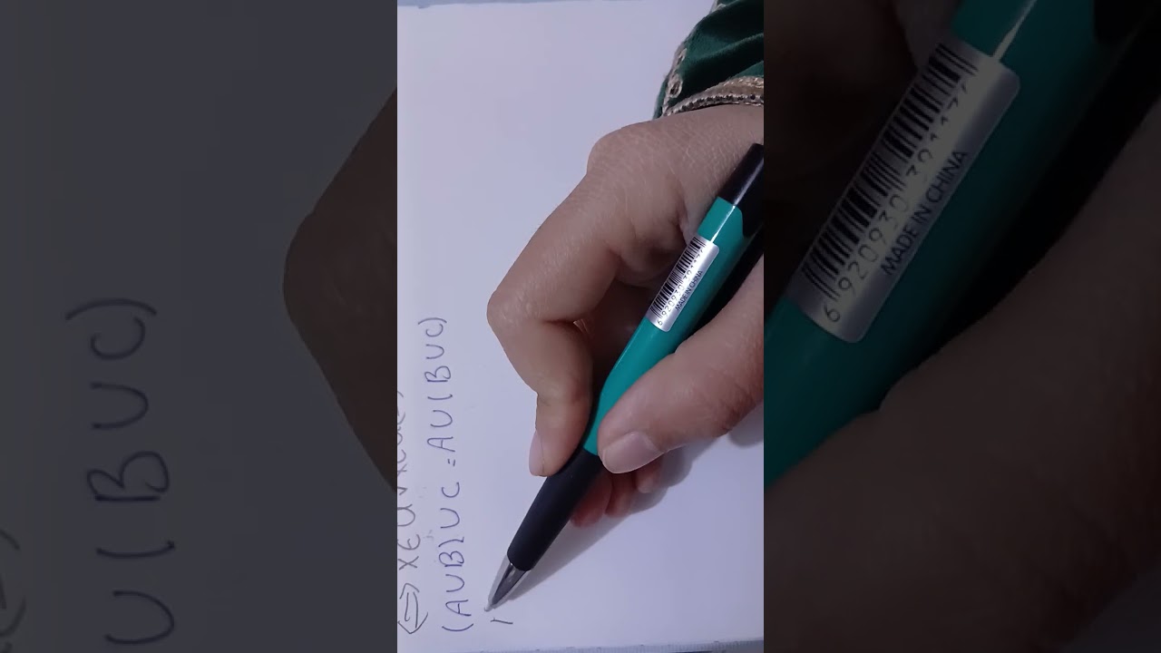 شرح مادة اسس الرياضيات الفصل الثاني المجموعات المحاضرة 4 الجزء 2 (مبرهنات الاتحاد) 