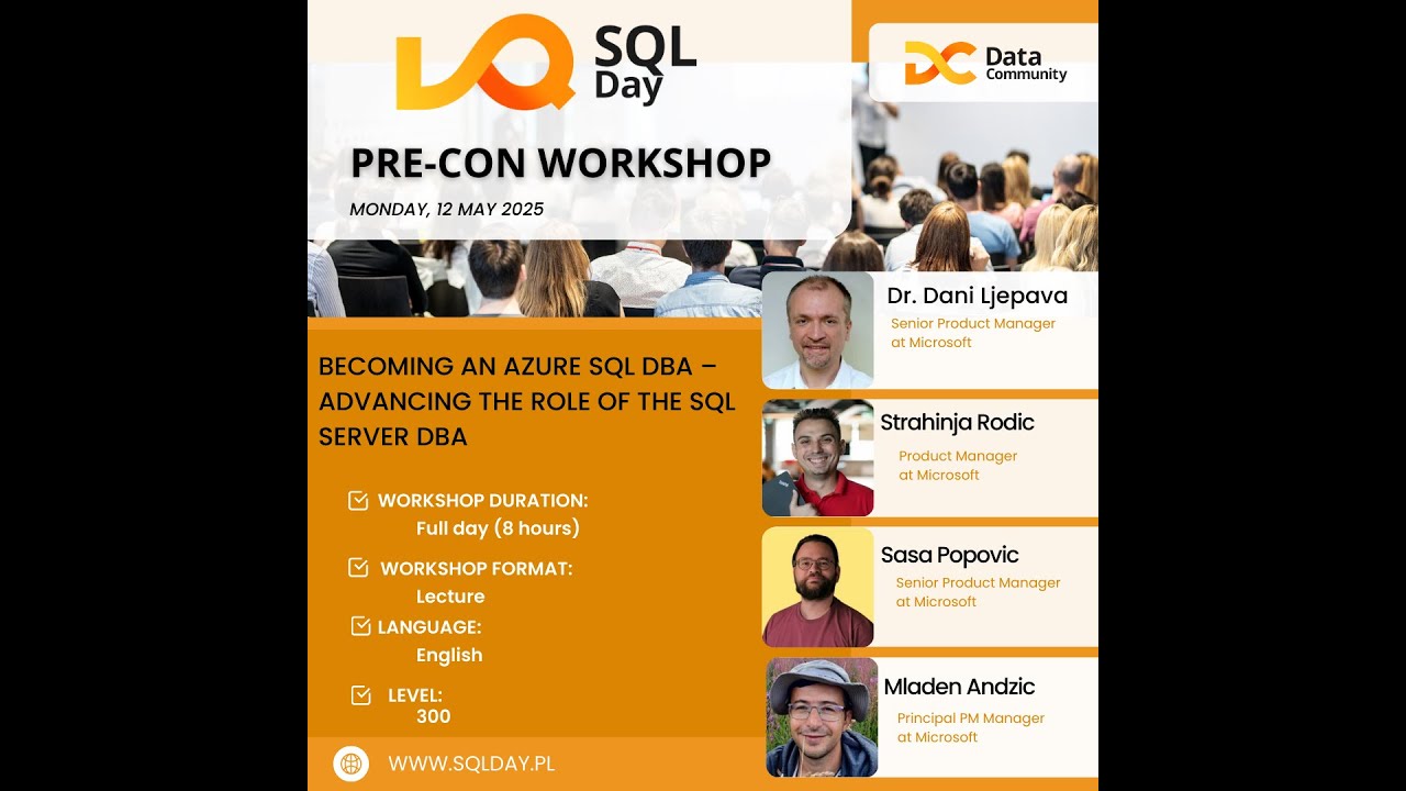 Workshop Becoming Azure SQL DBA - YouTube