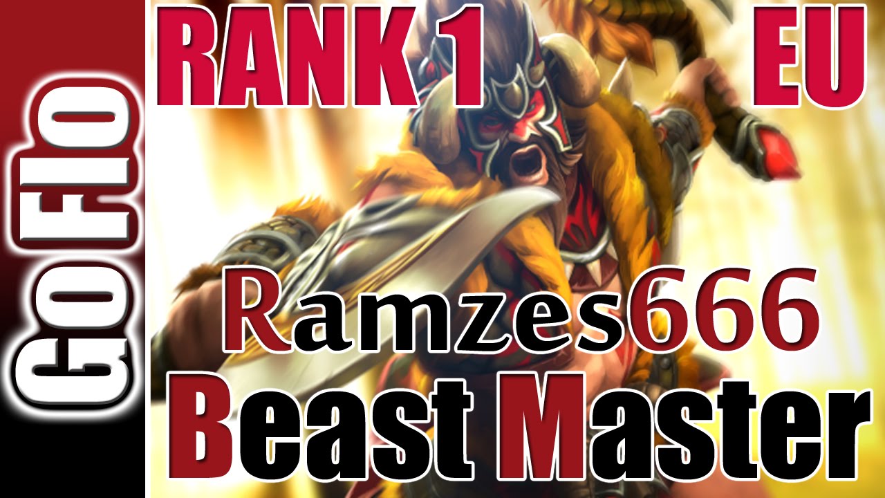 Beast Master Ramzes666 RANK 1 EU 8727mmr Full Gameplay 6.88b