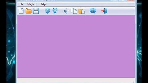 Python Menu & toolbar