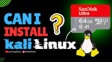 Can i Install Kali Linux in SD Card | @LearningAboutt
