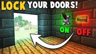 Super Simple LOCKABLE DOOR! - Minecraft Tutorial