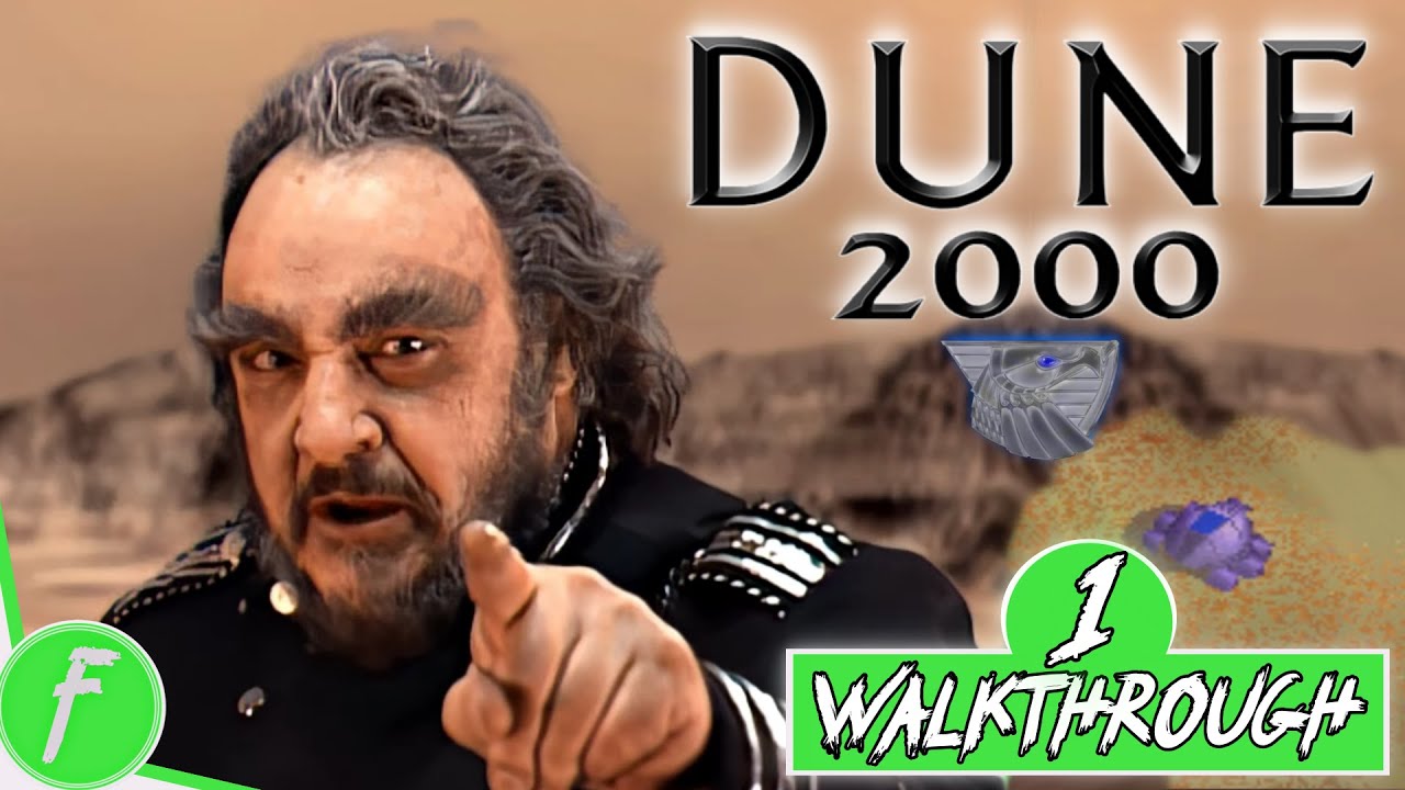 Dune 2000 Atreides Campaign FULL WALKTHROUGH Gameplay HD (PS1) | NO ...
