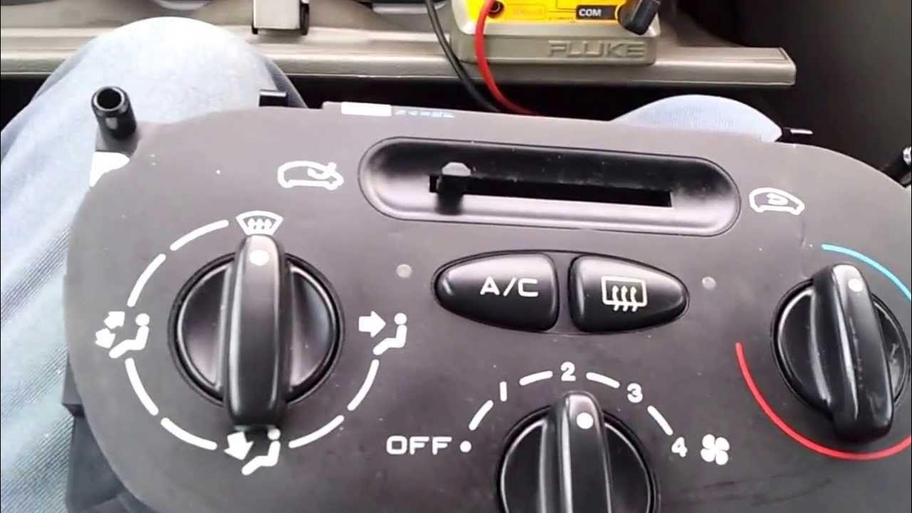 citroen picasso xsara Peugeot 206 dashboard bulb light control replacement - YouTube