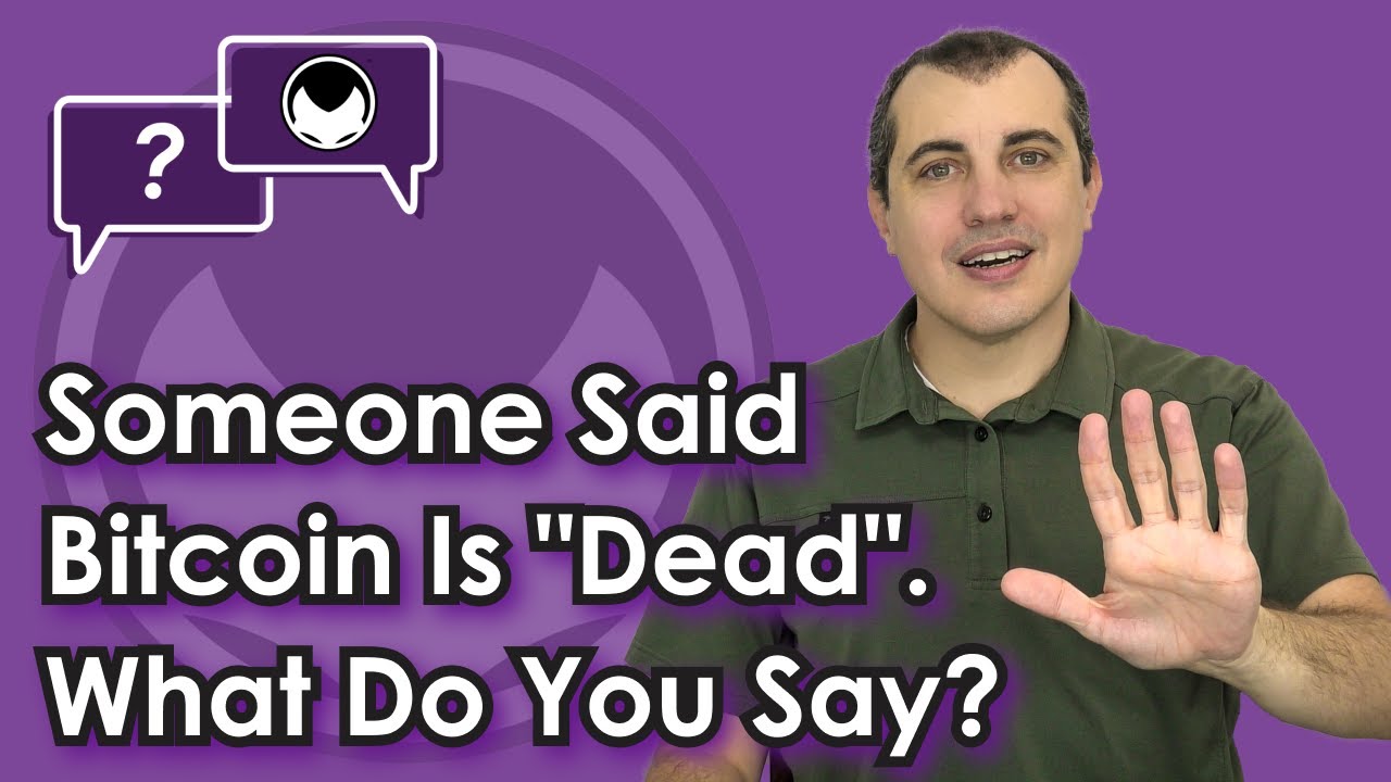 Bitcoin Q&A: Someone Said Bitcoin is 