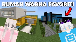 Membuat Rumah Warna Favorite Yang Modern Bersama @AKUDAP!  Minecraft