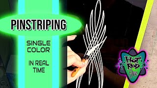 Pinstriping art in real time