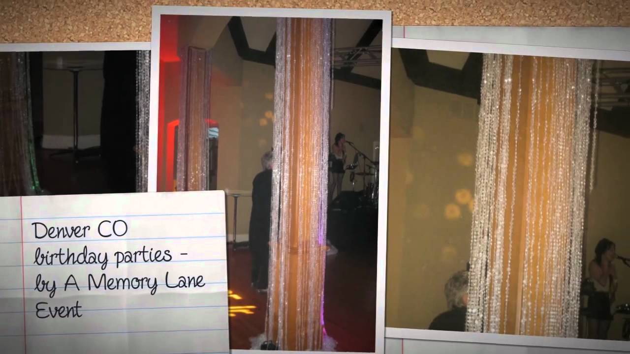 Event planner Denver Colorado A Memory Lane Events and weddings