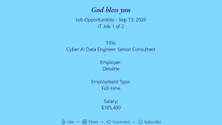 Daily IT Jobs Opportunities 2026-09-13 screenshot 5