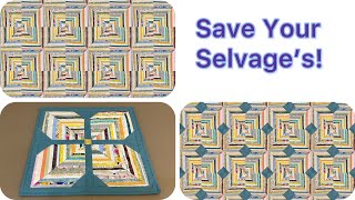 Greate Quilted PROJECT Out of the Scraps! Here's How to Make a Selvages Quilt!