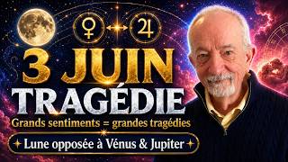 3 juin, les grands sentiments et les grandes tragédies. Gérer l'émotionnel n'évite pas la souffrance