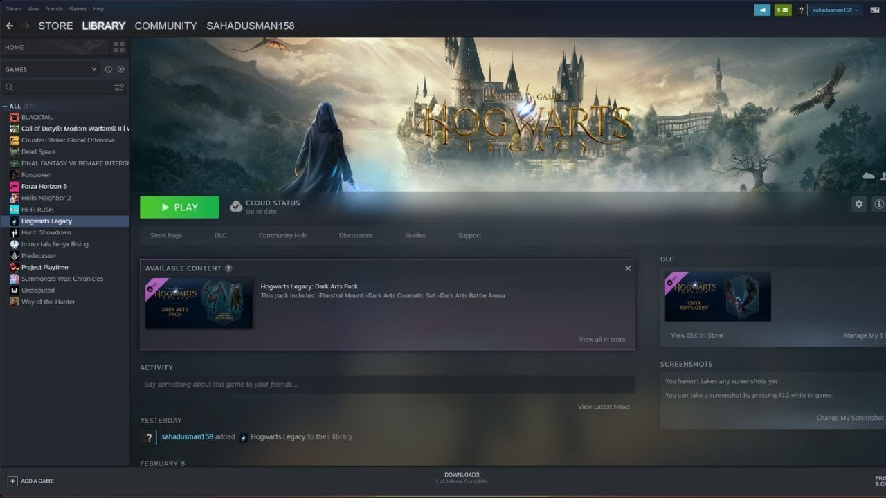 How To Fix Hogwarts Legacy Is Attempting To Launch With The Optional 