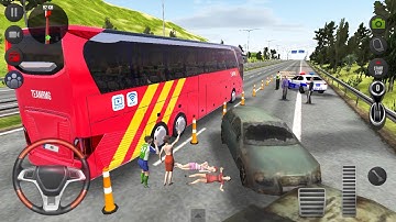 Europe Coach Bus Accident Game 🚍👮‍♂️ Bus Simulator : Ultimate Multiplayer Bus Wheels Games Android