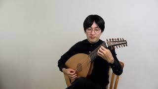 Lute Akihiko Yamashita 1988 No.37 リュート リュート Il me suffit / Pierre Attaingnant【Mikiya Kaisho-会所幹也