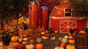 Autumn Cozy Pumpkin Patch Ambience: Autumn Nature Sounds, Crunchy Leaves, Fall Ambience
