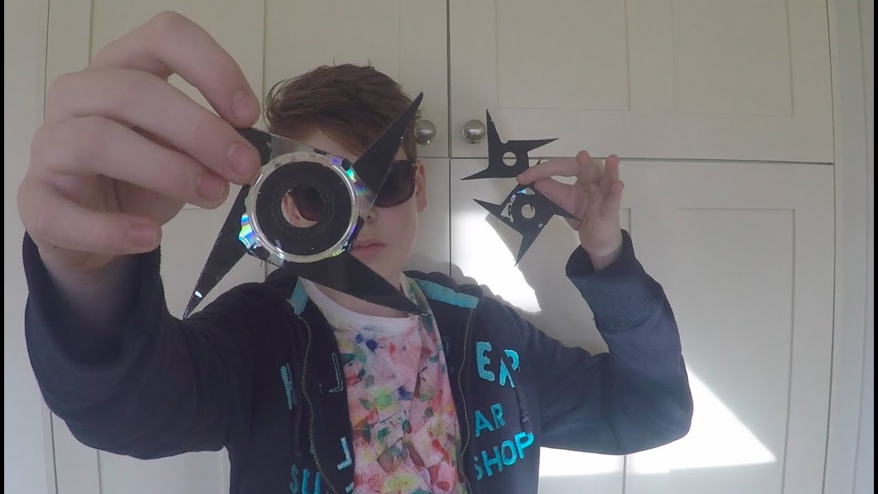 DIY Ninja Throwing Star's - YouTube