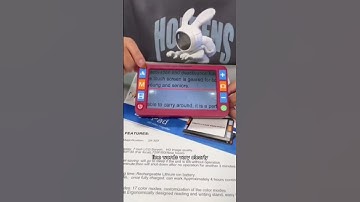 3. The  vertical line and horizontal line  of 5" pro digital video magnifier