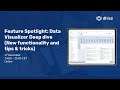 Data Visualizer Deep dive (New functionality and tips &amp; tricks)