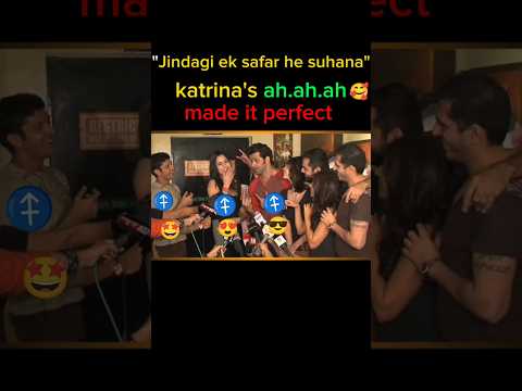 Hrithik Roshan Katrina Kaif Farahan Akhtar Singing Zindagi Ek Safar Hai Suhana