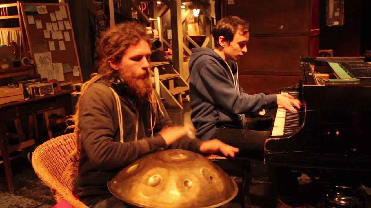 Three Pandas and the Moon - Handpan and Piano Jam 2015