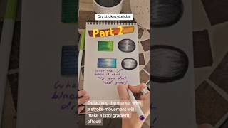 Part 2 of our gradient exercise! #exercise #coloring #tutorial #art #drawing #technique #fun