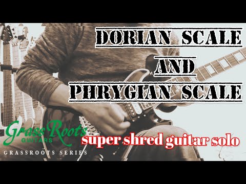 ドリアンスケールとフリジアンスケールを即興でshred的に弾き捲る #超速弾き #スケール #弾いてみた #エレキギター