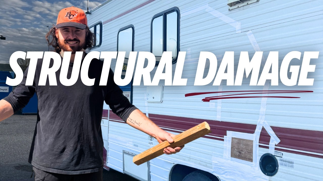 Water Damage? Cracks? Fixing the Outside of the RV!