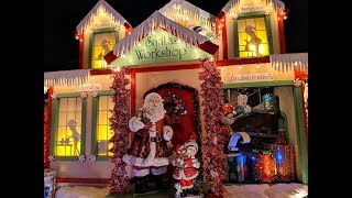 Christmas Lights 2018, the holiday home in Pompano Beach Florida