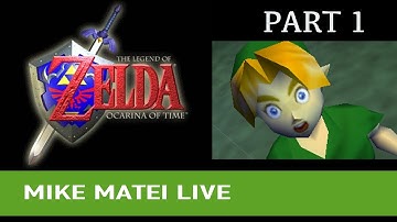 Zelda Ocarina of Time (N64) Mike Matei Live