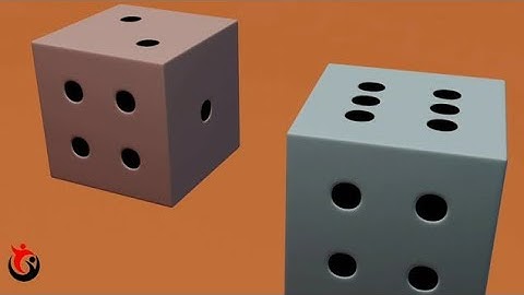 Dice 3D Animation Video Two Dice