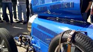 démarrage Bugatti 35C de 1927