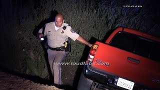 Vehicle Down Embankment Hwy 60 / Moreno Valley  RAW FOOTAGE