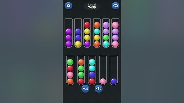 Ball Sort by Infinite Joy: Levels 7498, 7499, 7500
